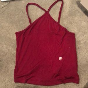 Dark pink tank top